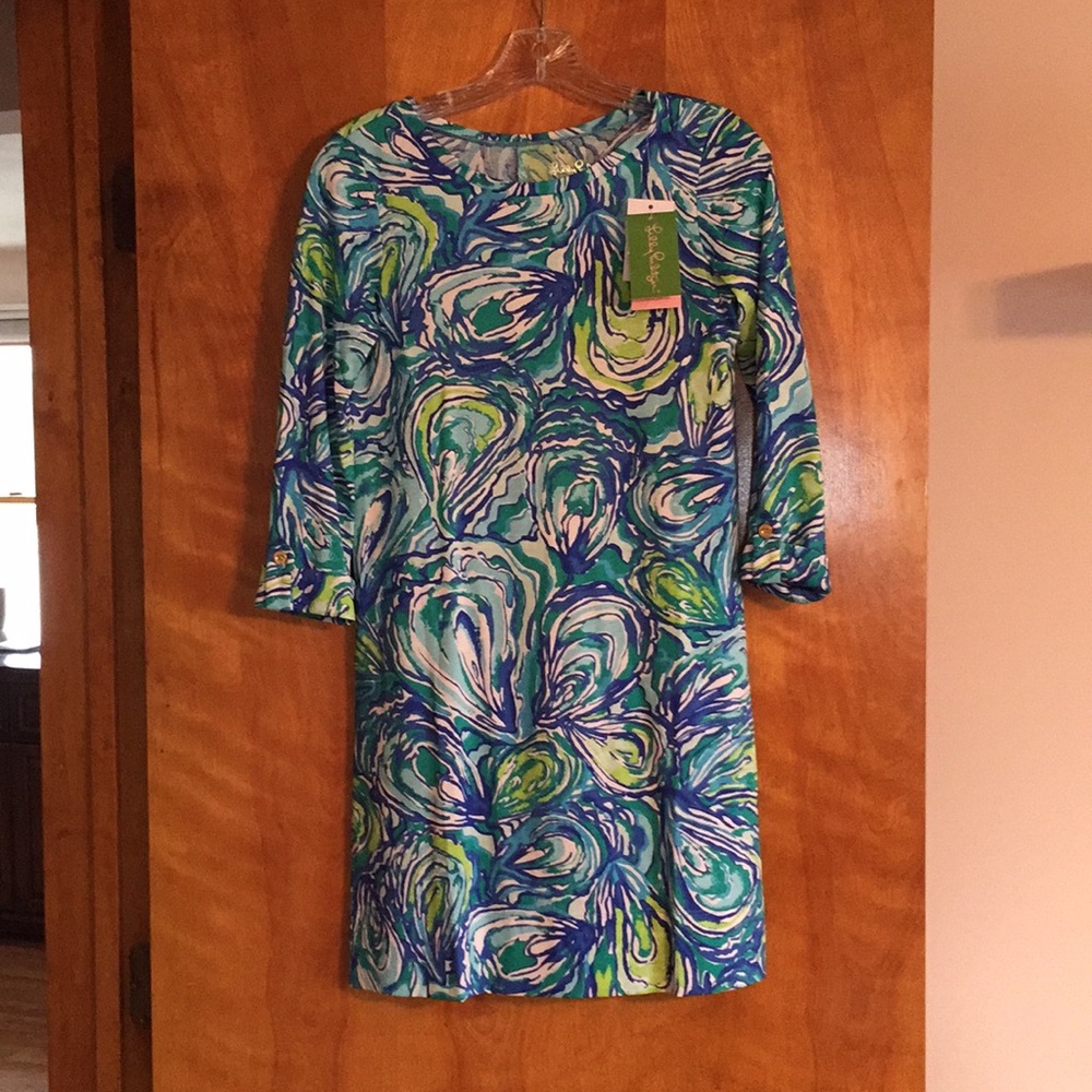 NWT Linden dress in Oh Shucks 💚💙